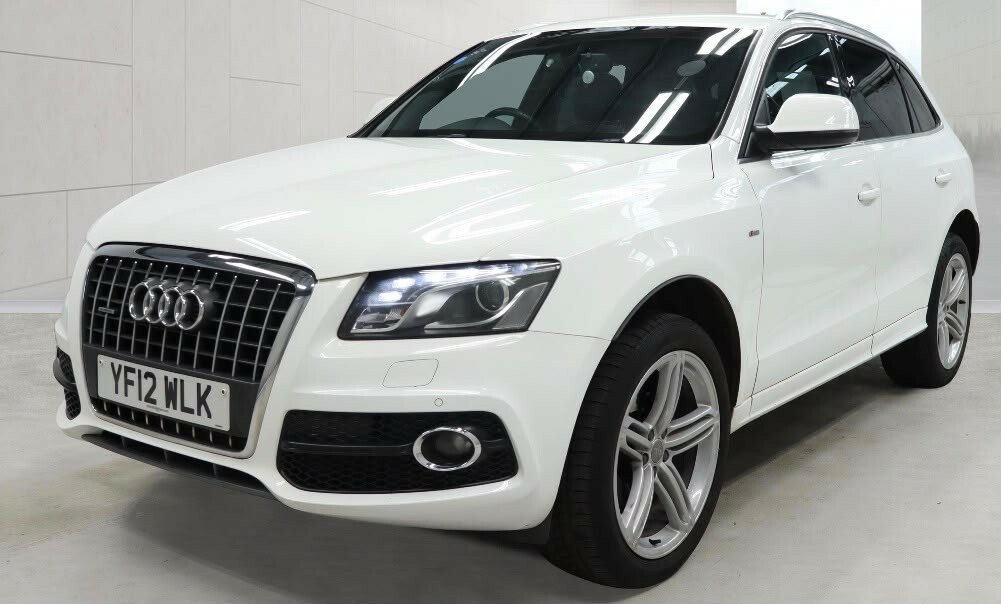 Audi Q5 2.0 Tdi S Line Plus White #2