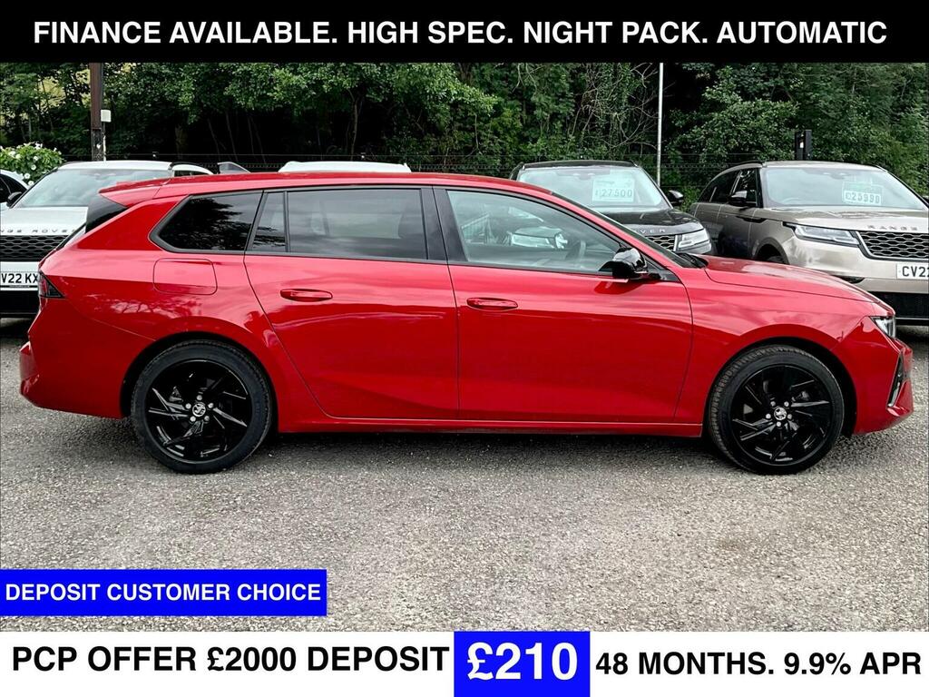 Vauxhall Astra Estate 1.2 Turbo Gs Sports Tourer Euro 6 Ss LL74EZU Red