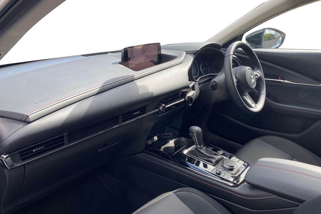 Mazda CX-30 2.0 E-skyactiv X Mhev Homura Sunroof Red #11