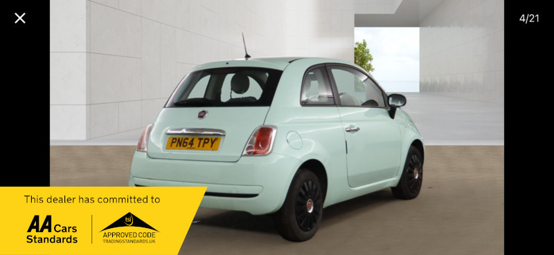 Fiat 500 Pop 1.2 Green #4