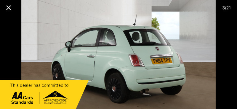 Fiat 500 Pop 1.2 Green #3