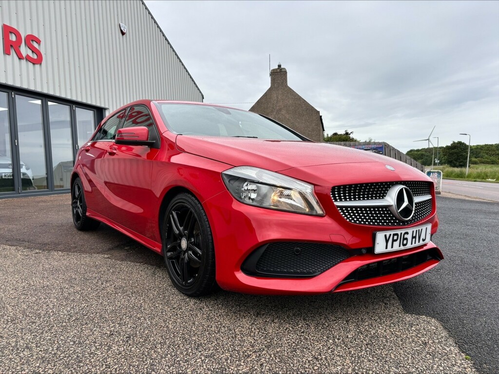 Mercedes-Benz A Class Hatchback 1.6 A180 Amg Line 2016 YP16HVJ Red #2