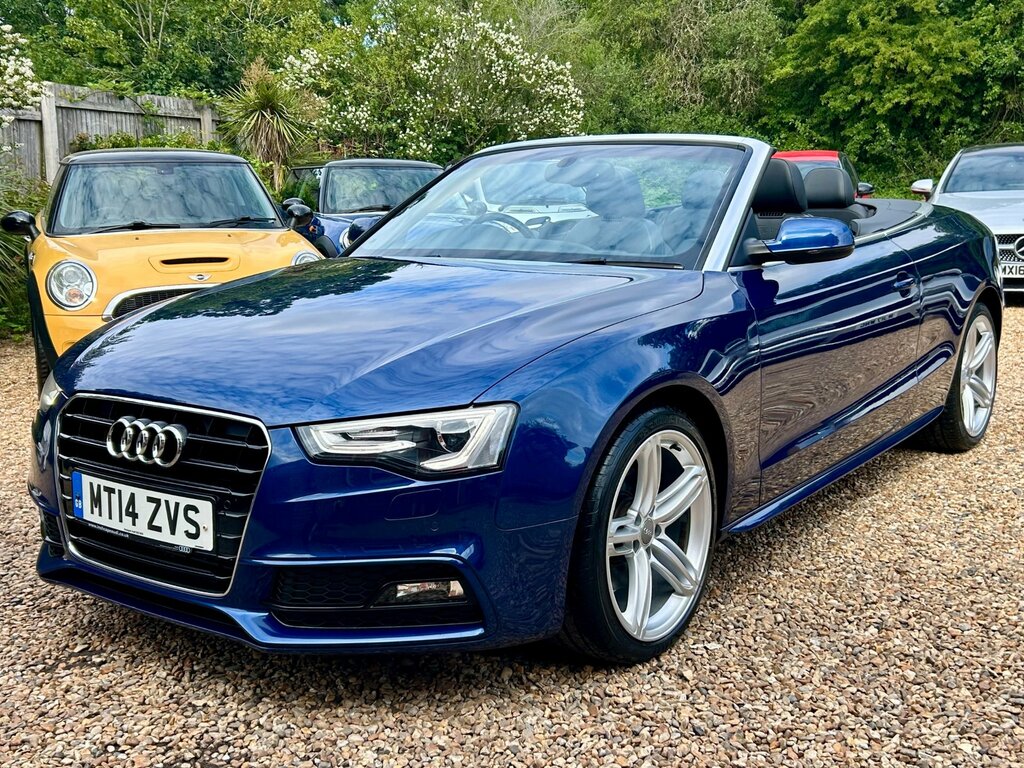 Audi A5 2.0 Tdi S Line Special Edition Convertible Die Blue