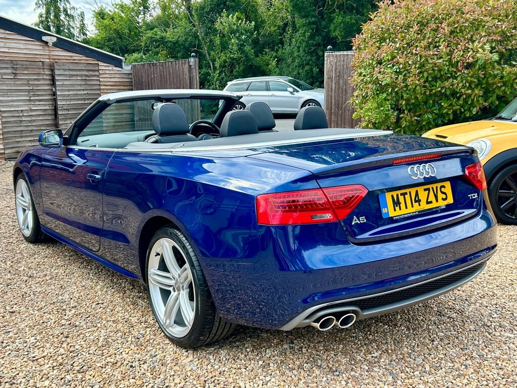 Audi A5 2.0 Tdi S Line Special Edition Convertible Die Blue #3