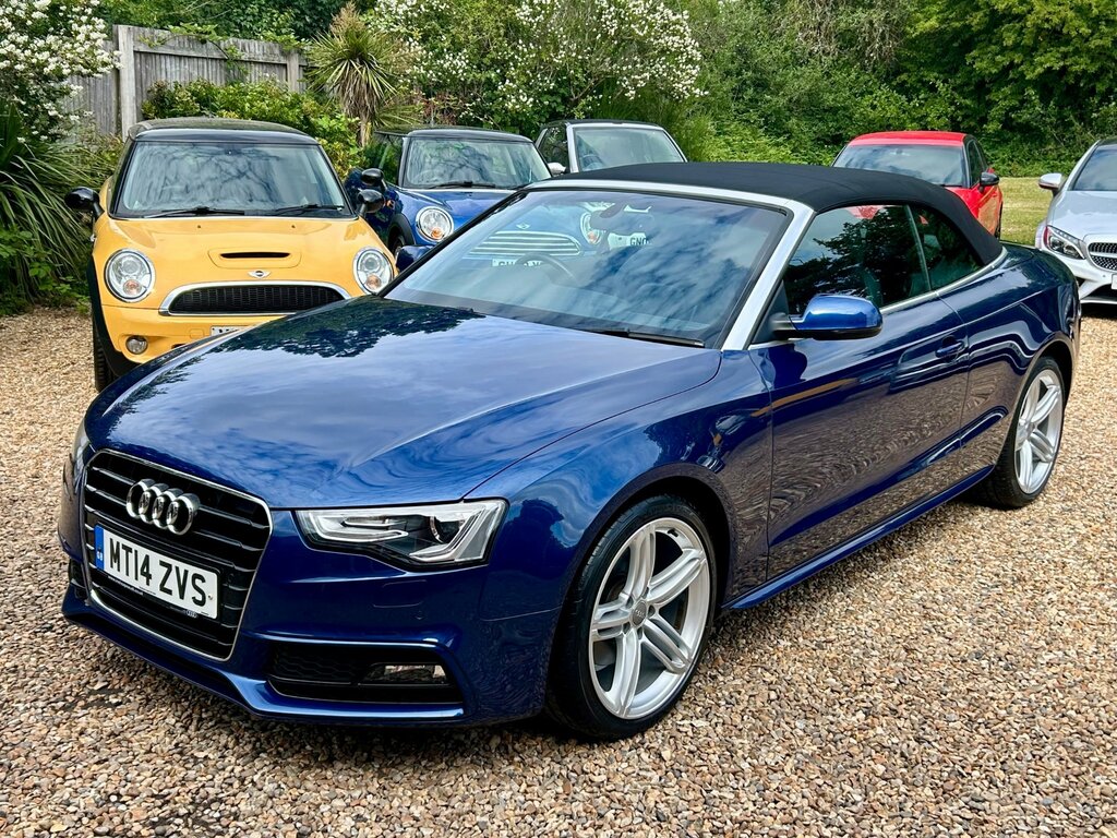 Audi A5 2.0 Tdi S Line Special Edition Convertible Die Blue #5