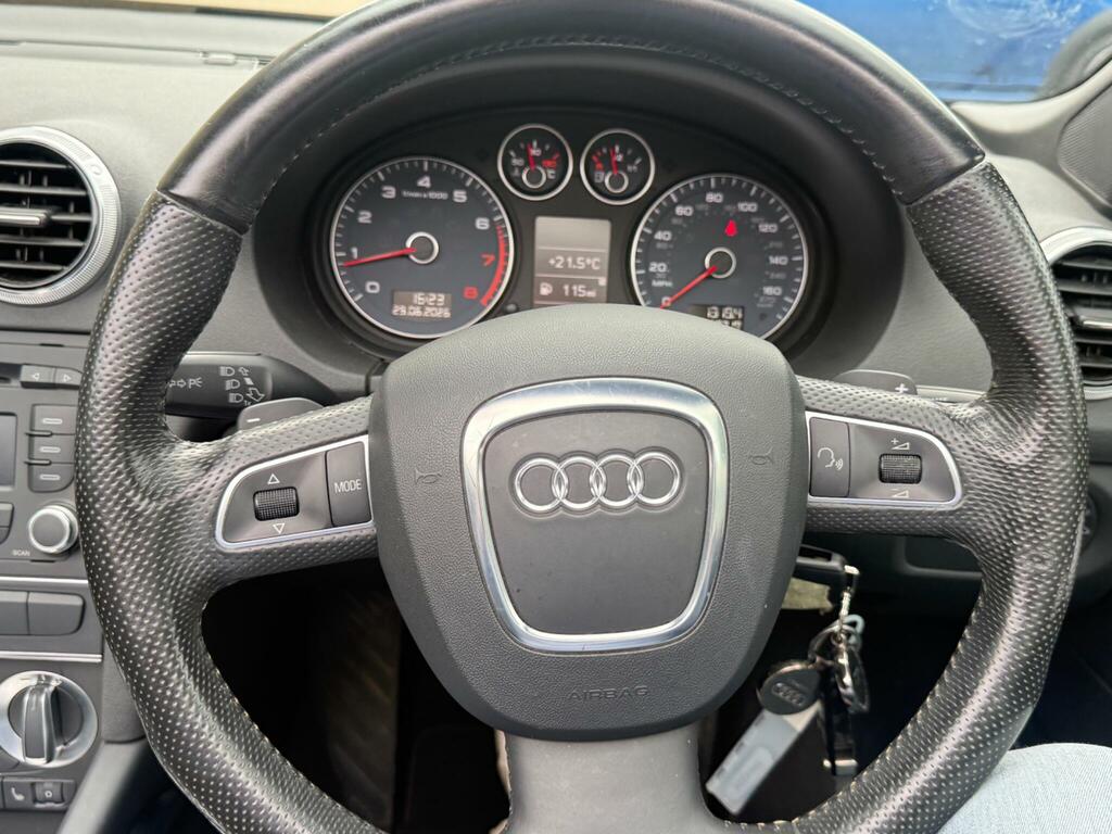 Audi A3 Cabriolet Tdi S Line Final Black #36