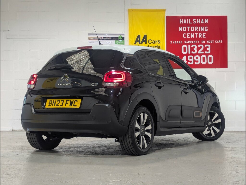 Citroen C3 1.2 Puretech C-series Edition Hatchback BN23FWC Black #5
