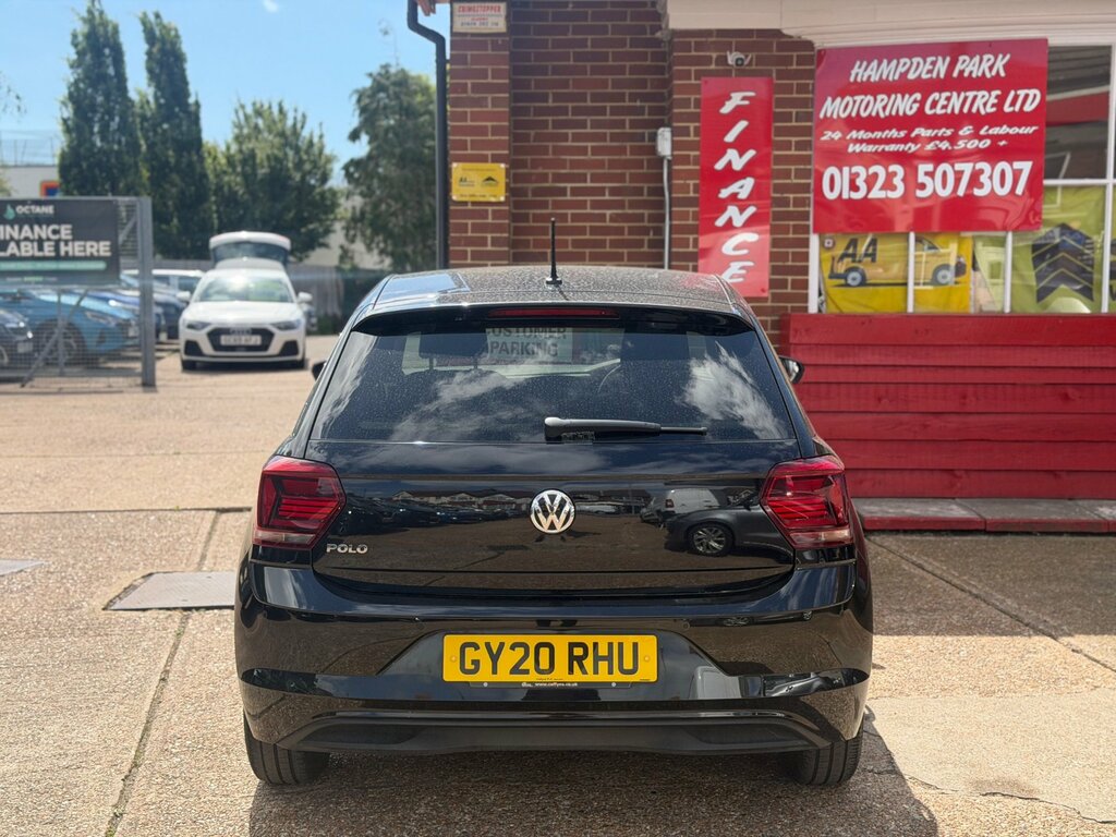 Volkswagen Polo 1.0 Tsi Match Hatchback Euro 6 GY20RHU Black #4