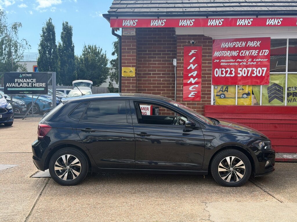 Volkswagen Polo 1.0 Tsi Match Hatchback Euro 6 GY20RHU Black #2