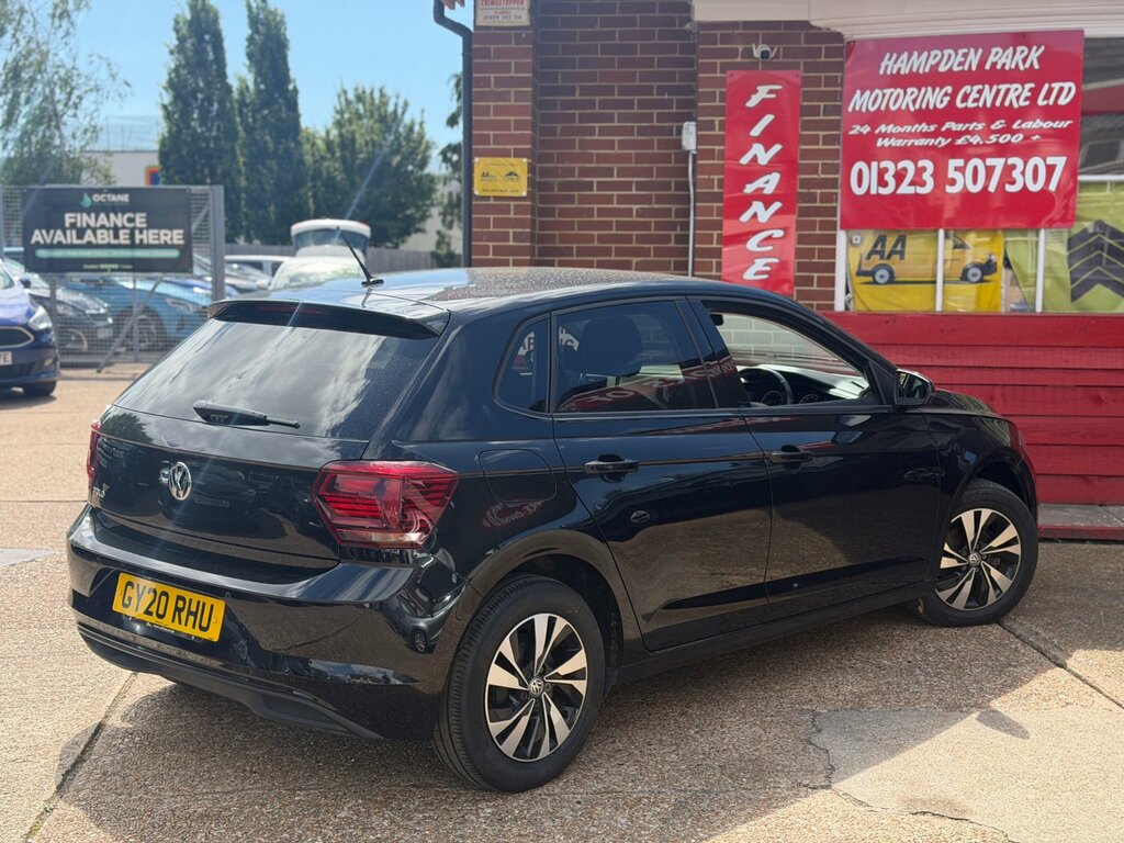 Volkswagen Polo 1.0 Tsi Match Hatchback Euro 6 GY20RHU Black #3