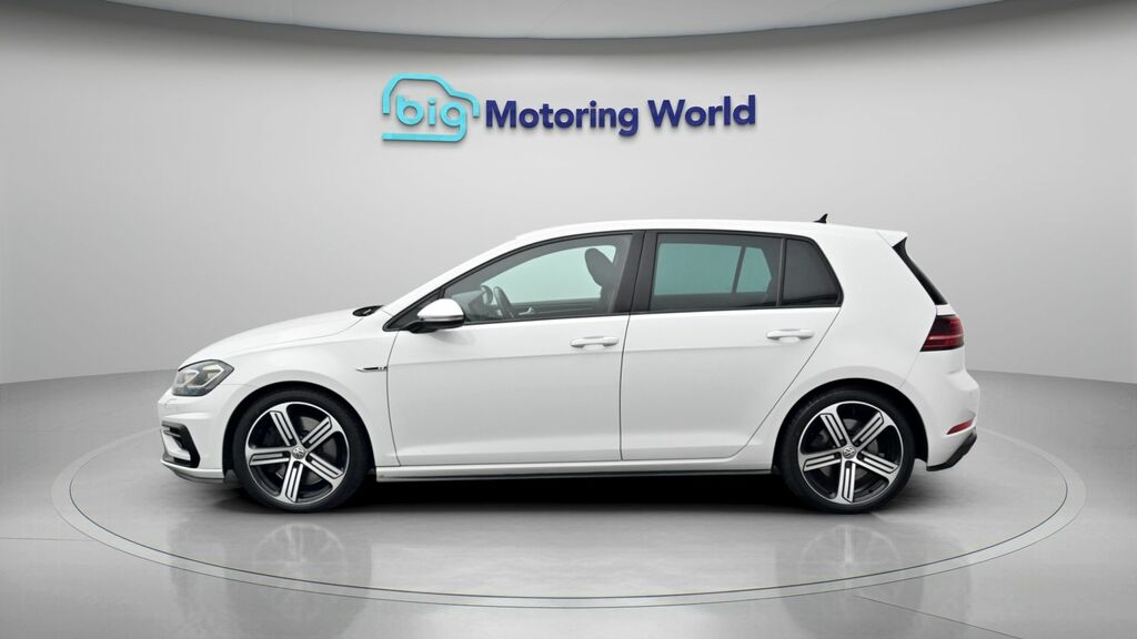 Volkswagen Golf R White #4