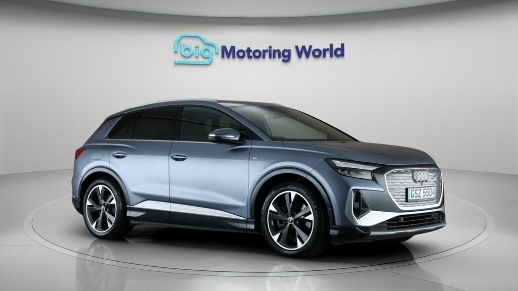 Audi Q4 E Tron S Line Blue