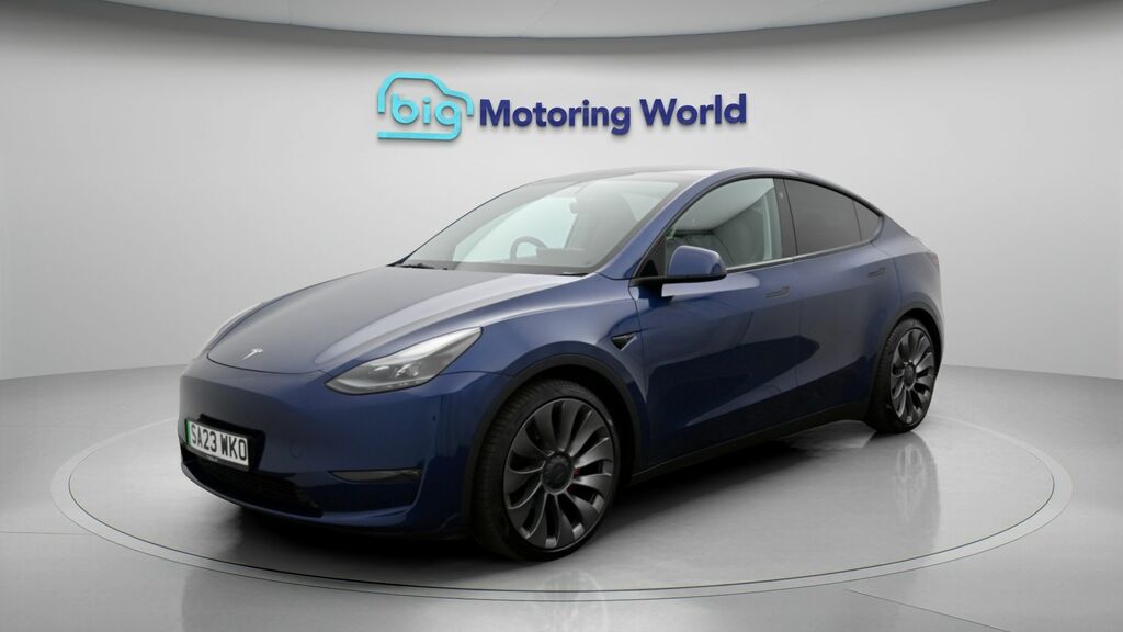 Tesla Model Y Performance Blue #3