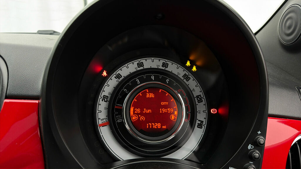Fiat 500 87Kw Red 42Kwh Black #21