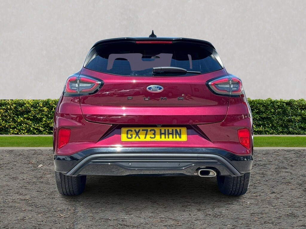 Ford Puma 1.0 Ecoboost Hybrid Mhev Vivid Ruby Edition GX73HHN Red #4
