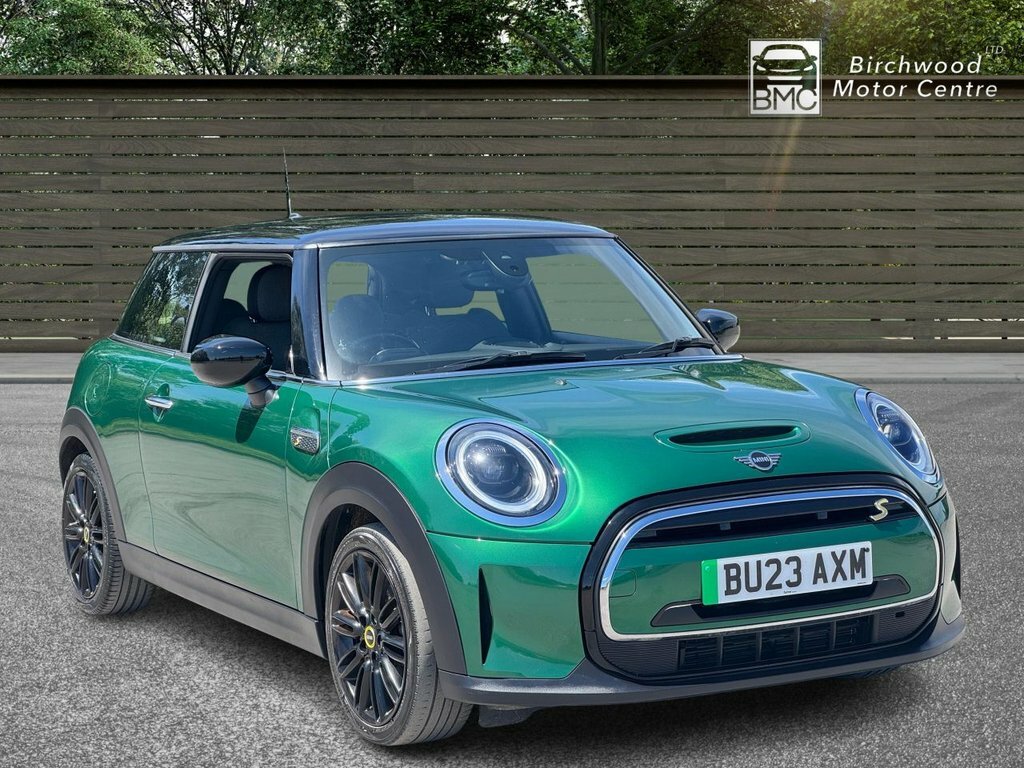 Mini Electric Hatchback Green