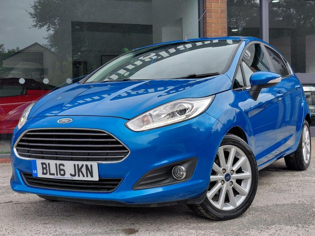 Ford Fiesta Hatchback 1.0T Ecoboost Titanium Euro 6 Ss Blue #4