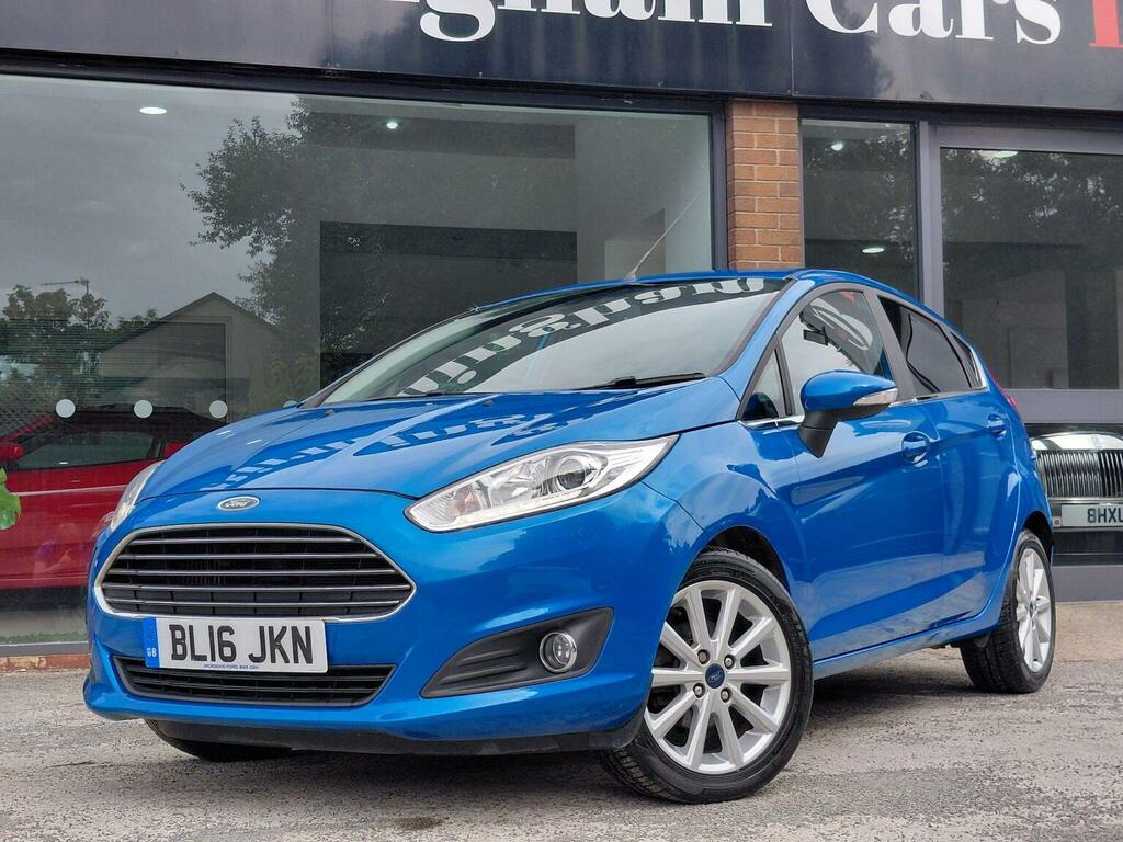 Ford Fiesta Hatchback 1.0T Ecoboost Titanium Euro 6 Ss Blue