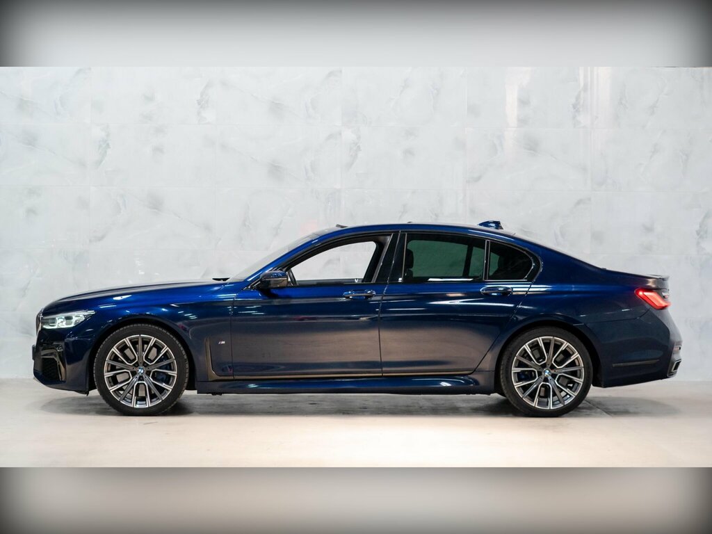 BMW 7 Series 3.0 740D M Sport Xdrive Euro 6 Ss Blue #4