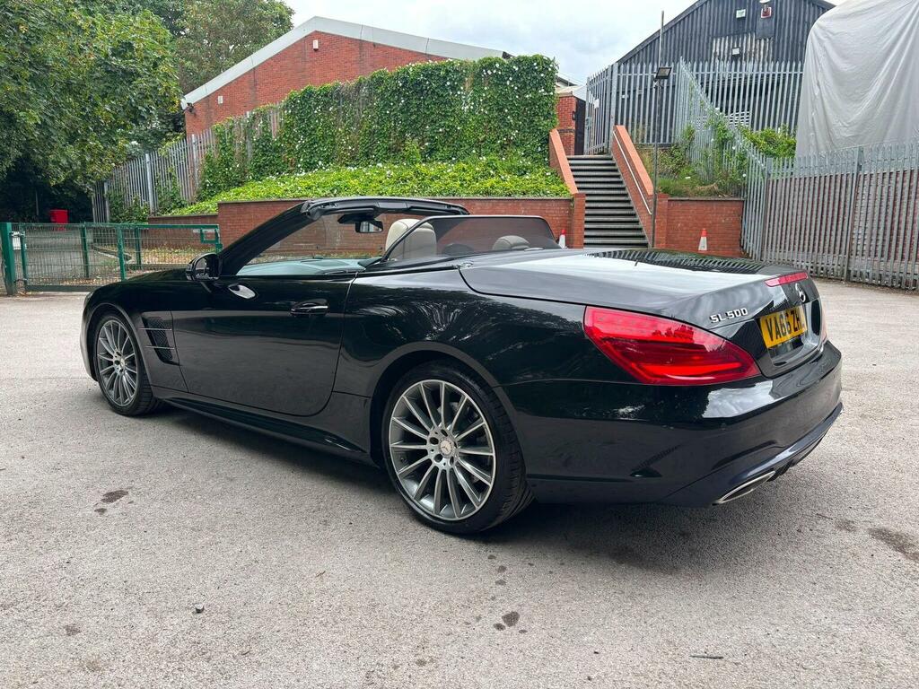 Mercedes-Benz SL Class 4.7 Sl500 V8 Amg Line Roadster G-tronic Euro 6 S Black #5