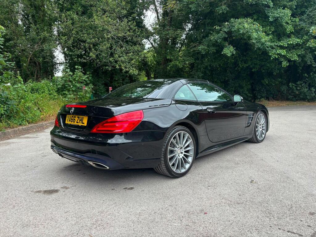 Mercedes-Benz SL Class 4.7 Sl500 V8 Amg Line Roadster G-tronic Euro 6 S Black #4