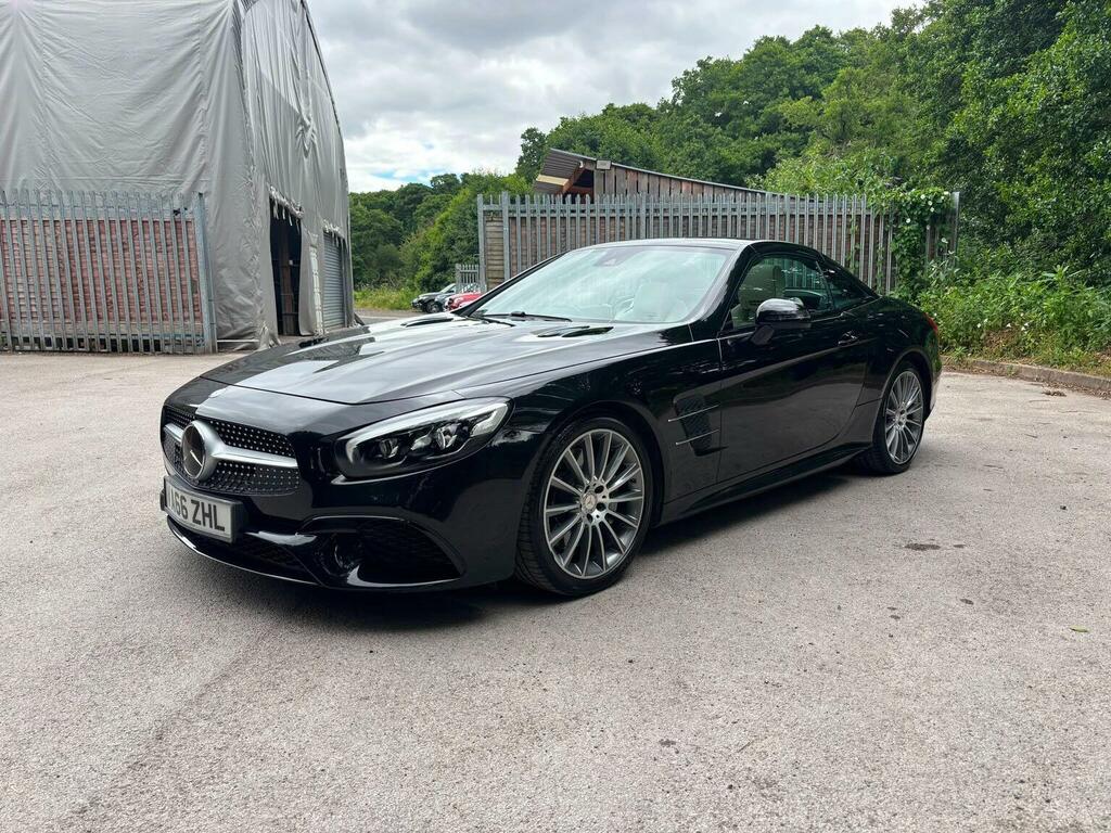 Mercedes-Benz SL Class 4.7 Sl500 V8 Amg Line Roadster G-tronic Euro 6 S Black #2