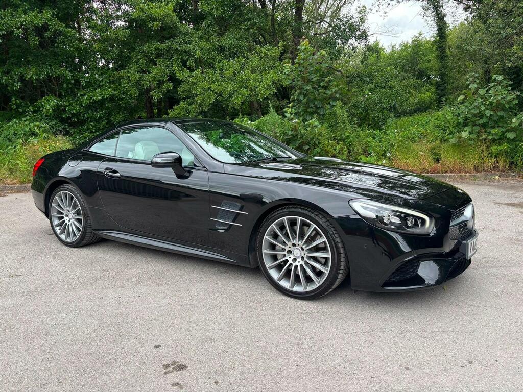 Mercedes-Benz SL Class 4.7 Sl500 V8 Amg Line Roadster G-tronic Euro 6 S Black #3