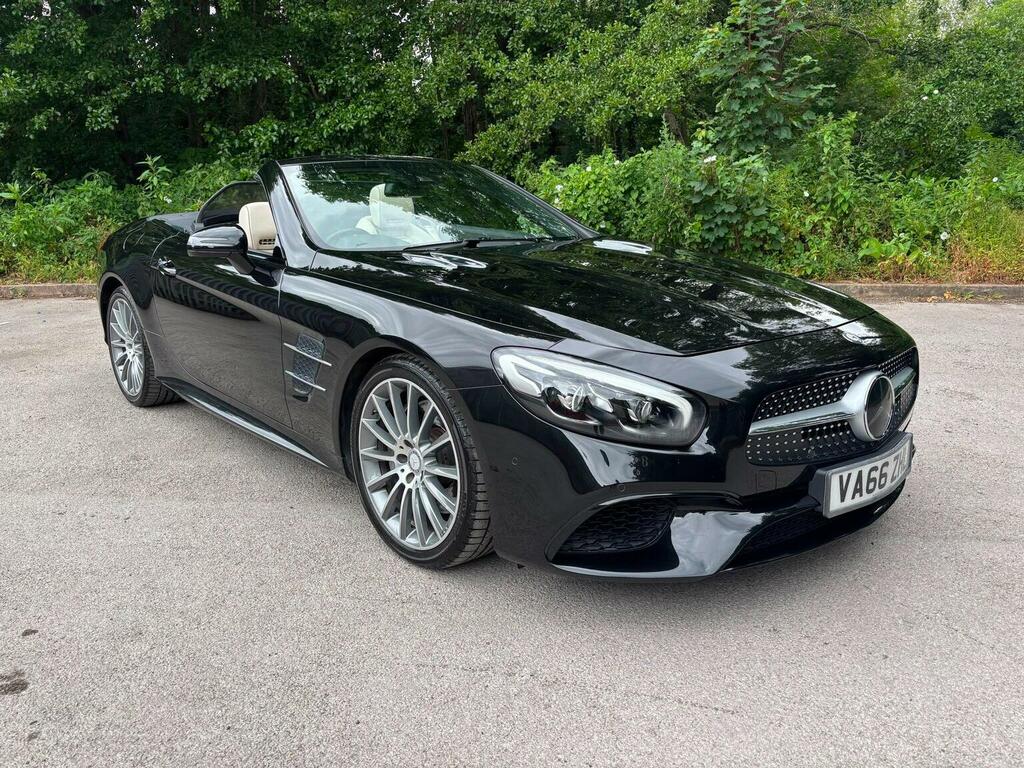 Mercedes-Benz SL Class 4.7 Sl500 V8 Amg Line Roadster G-tronic Euro 6 S Black