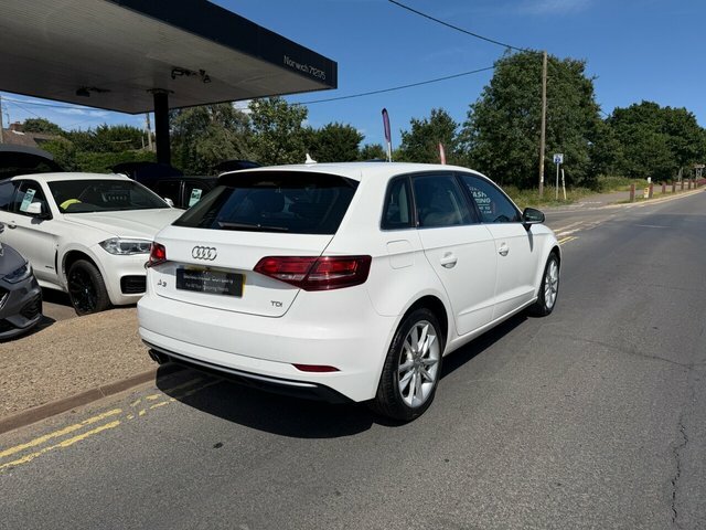 Audi A3 2.0 Tdi Sport Sportback Euro 6 LX17SZW White #4