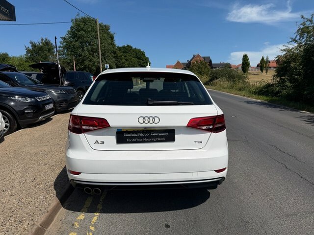 Audi A3 2.0 Tdi Sport Sportback Euro 6 LX17SZW White #5