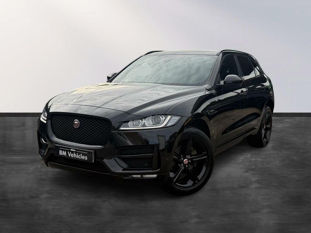 Jaguar F-Pace 2.0 D180 R-sport Awd Euro 6 Ss Black #3
