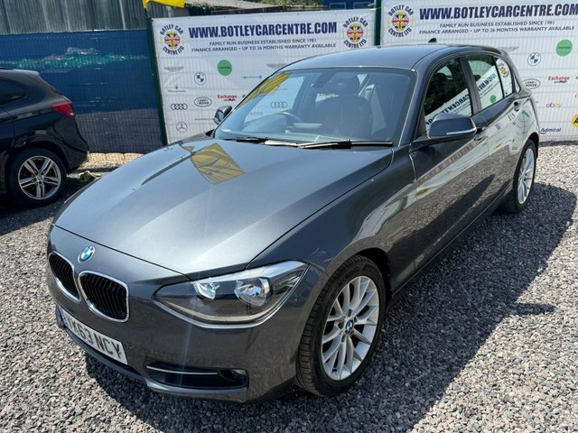 BMW 1 Series 2.0 120D Sport Hatchback Euro 5 YK63NCY Grey #5
