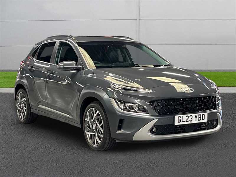Hyundai Kona 1.6 Gdi Hybrid Ultimate Dct GL23YBD Grey