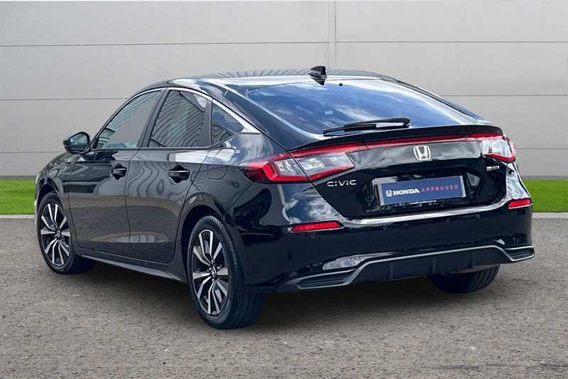 Honda Civic 2.0 Ehev Elegance Cvt Black #3