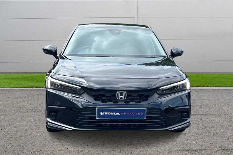 Honda Civic 2.0 Ehev Elegance Cvt Black #6