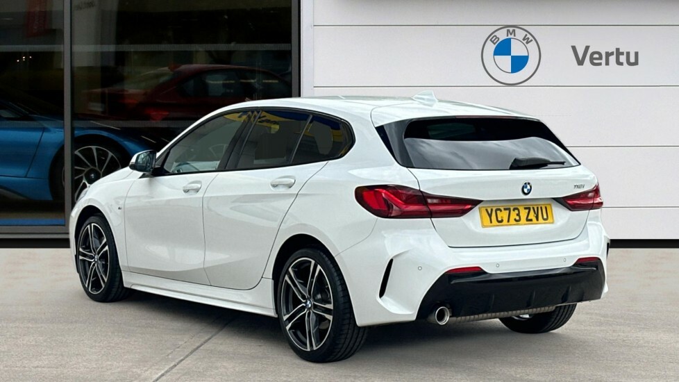 BMW 1 Series M Sport YC73ZVU White #2