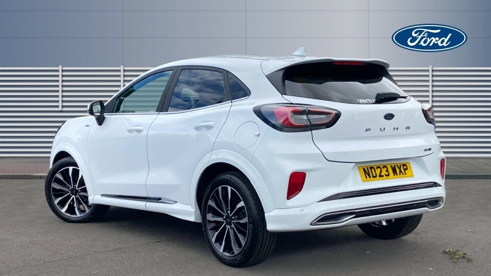 Ford Puma St-line Vignale White #2