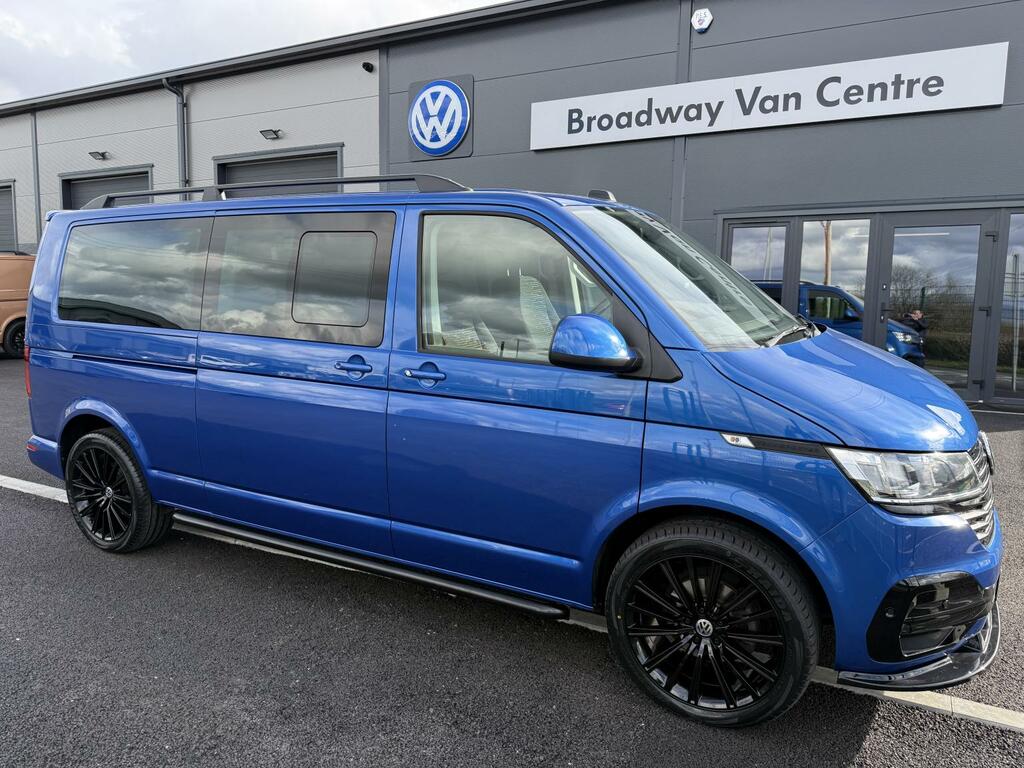 Volkswagen Transporter Shuttle 2.0 Tdi Se 150 7 Speed Dsg Minibus Double Cab Blue #2