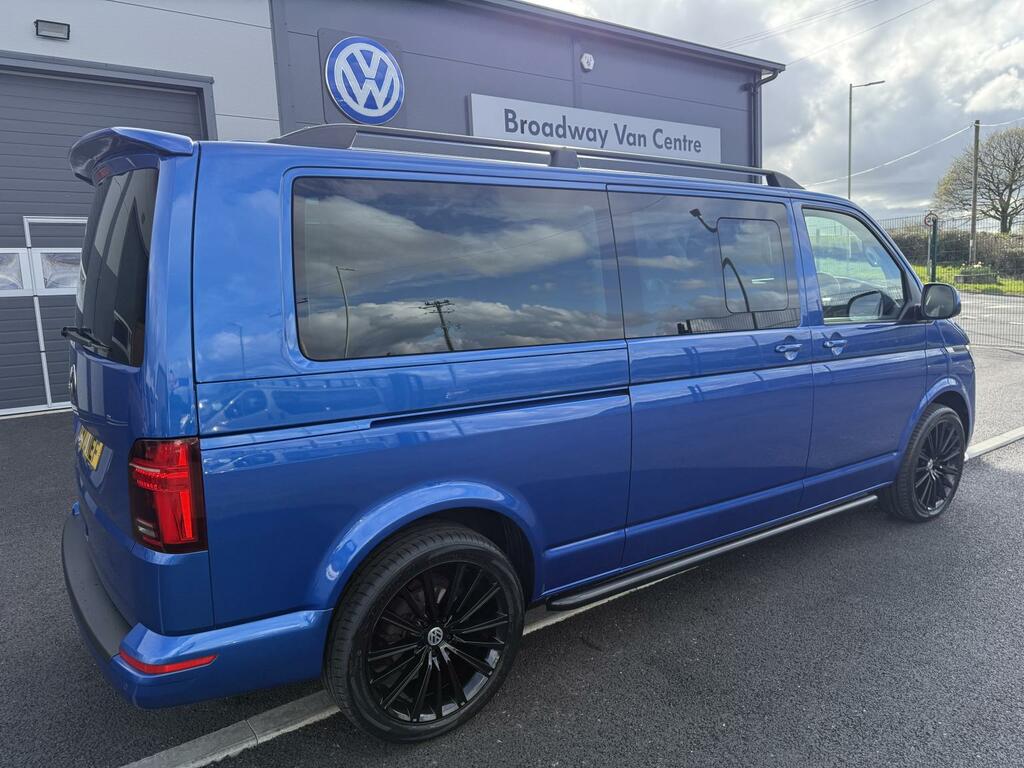 Volkswagen Transporter Shuttle 2.0 Tdi Se 150 7 Speed Dsg Minibus Double Cab Blue #6