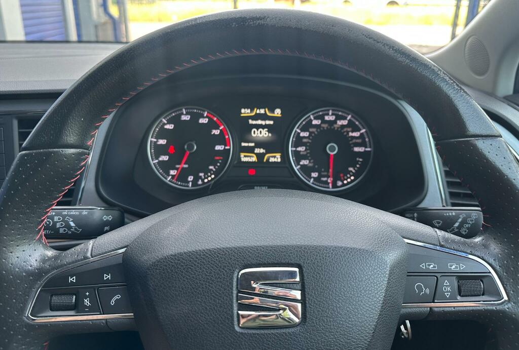 Seat Leon 2.0 Tdi Cr Fr Sport Tourer Euro Blue #16