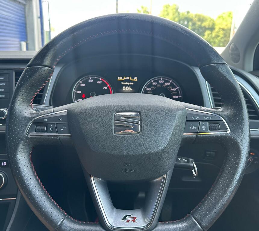 Seat Leon 2.0 Tdi Cr Fr Sport Tourer Euro Blue #15