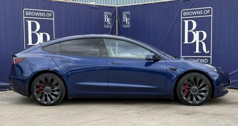 Tesla Model 3 Dual Motor Performance AJ23KND Blue #3