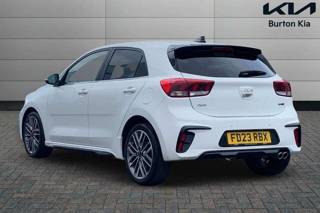 Kia RIO 1.0 T-gdi Mhev Gt-line S Hatchback Hybr White #2