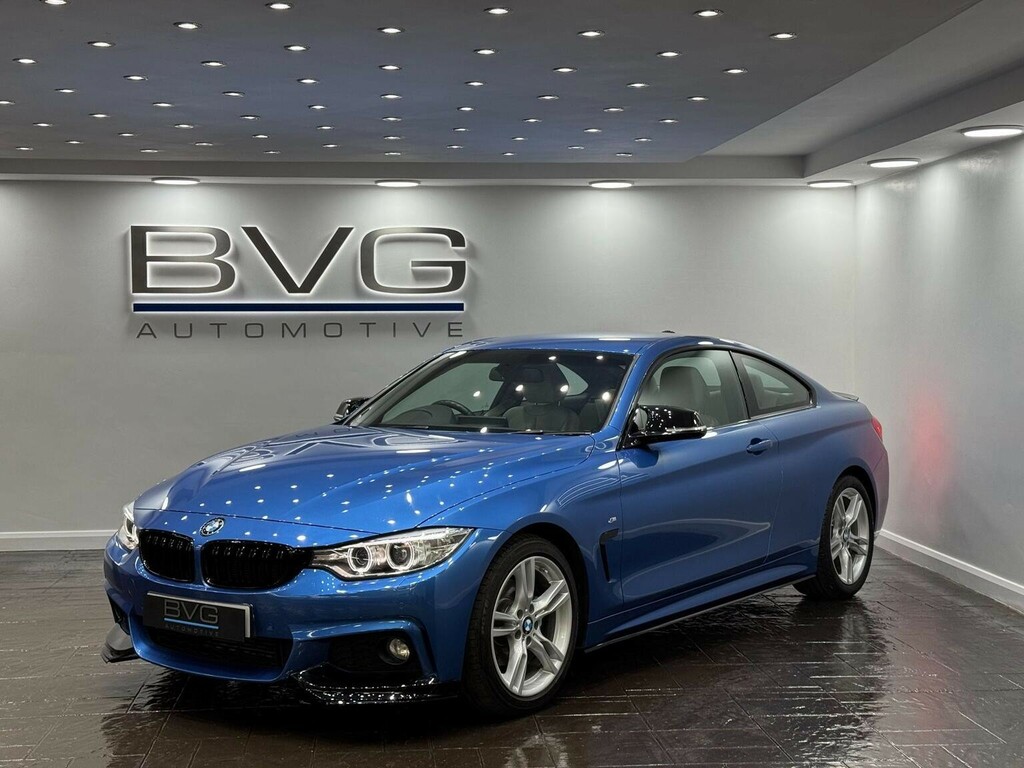 BMW 4 Series Gran Coupe Coupe 2.0 420D M Sport Euro 6 Ss 2016 RE16UUO Blue #3