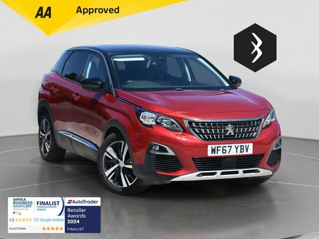 Peugeot 3008 1.6 Bluehdi Allure Suv Euro 6 S Red