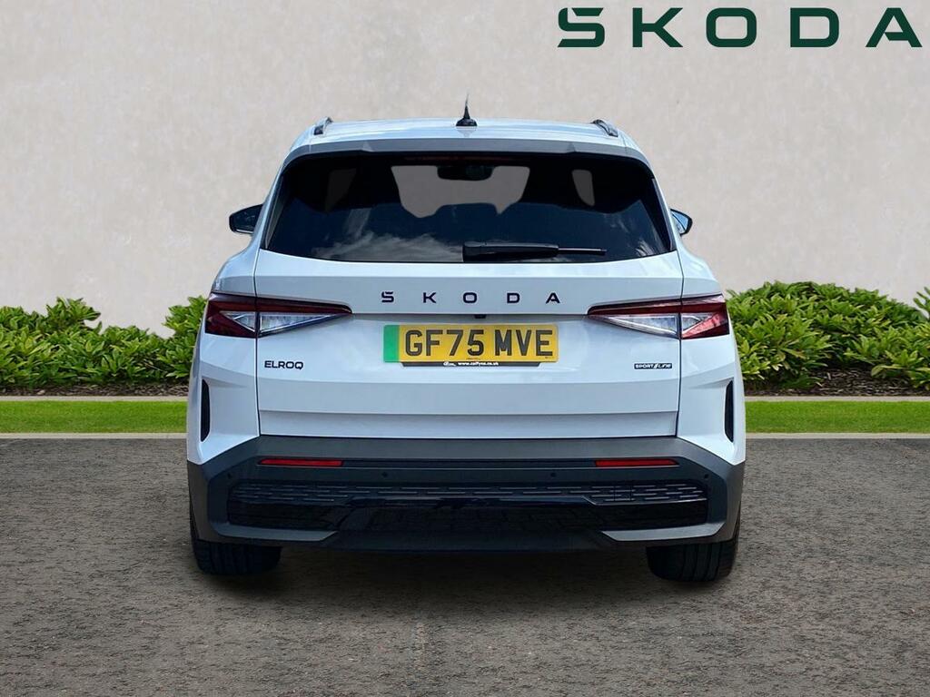 Skoda Elroq 82Kwh 85 Sportline White #4