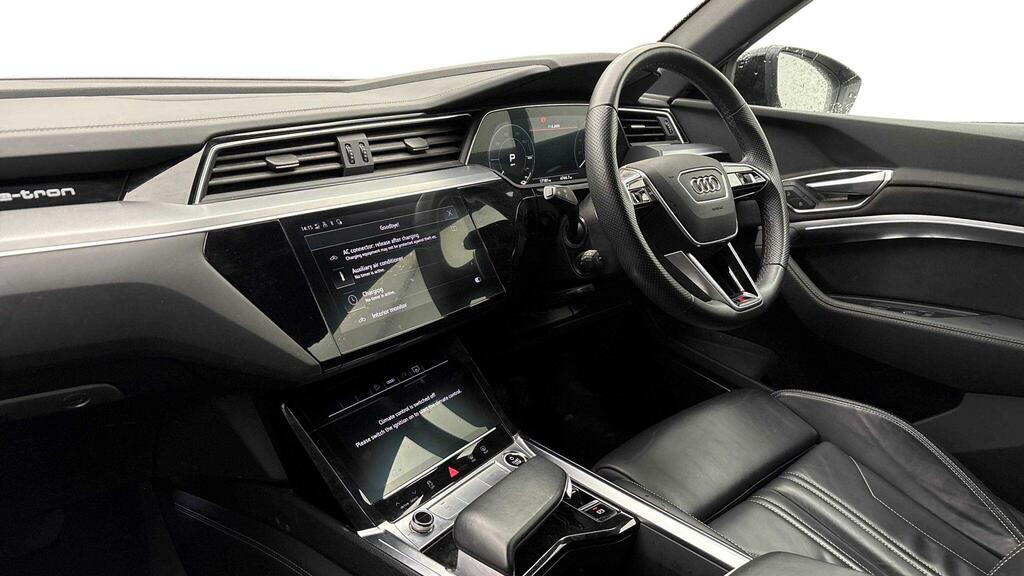 Audi E-tron Black Edition 55 Quattro 30000 Kw White #5