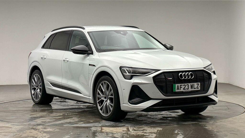 Audi E-tron Black Edition 55 Quattro 30000 Kw White