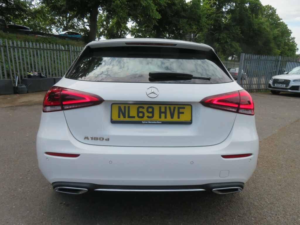 Mercedes-Benz A Class A 180 D Sport Premium NL69HVF White #6