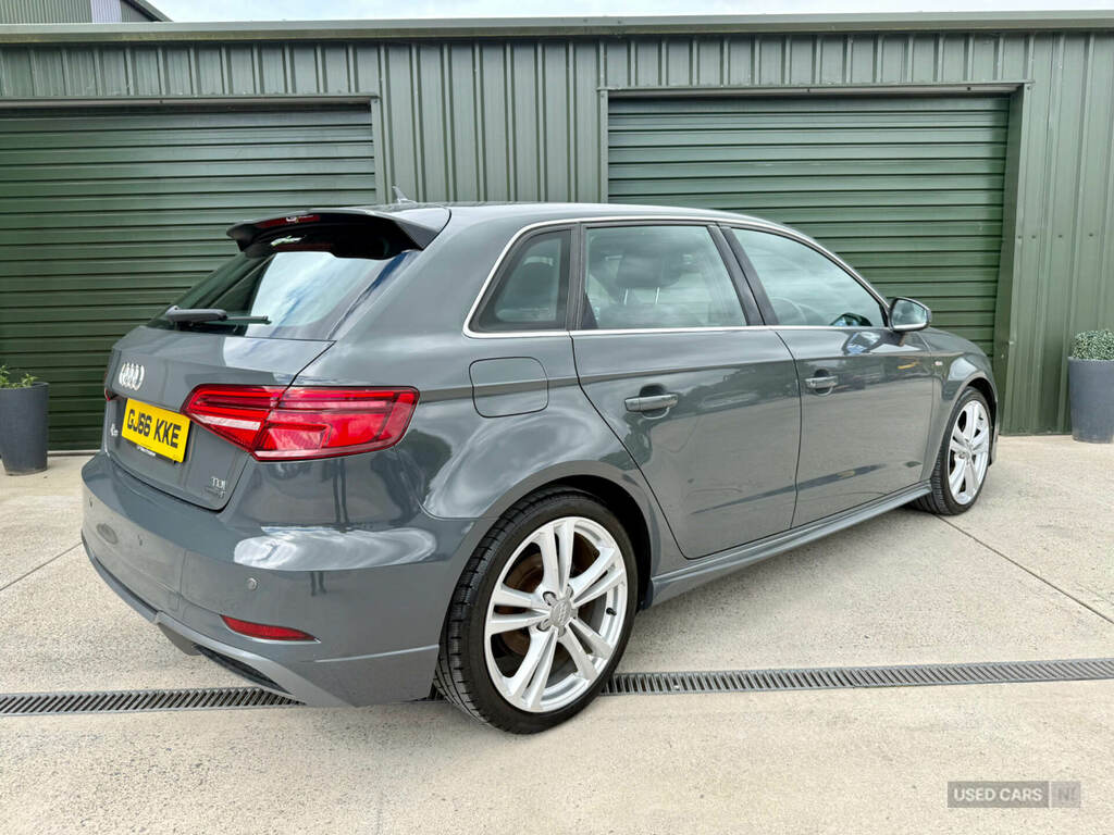 Audi A3 2.0 Tdi Quattro S Line GJ66KKE Grey #5